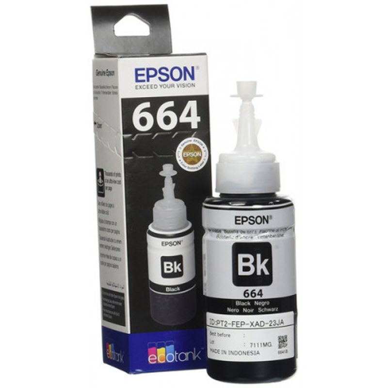 TINTA EPSON 664 T6641 BLACK