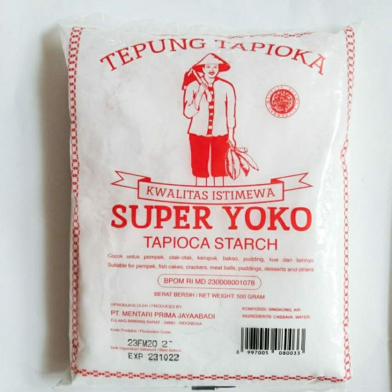 

Tepung Tapioka 500 gr (1 dus)