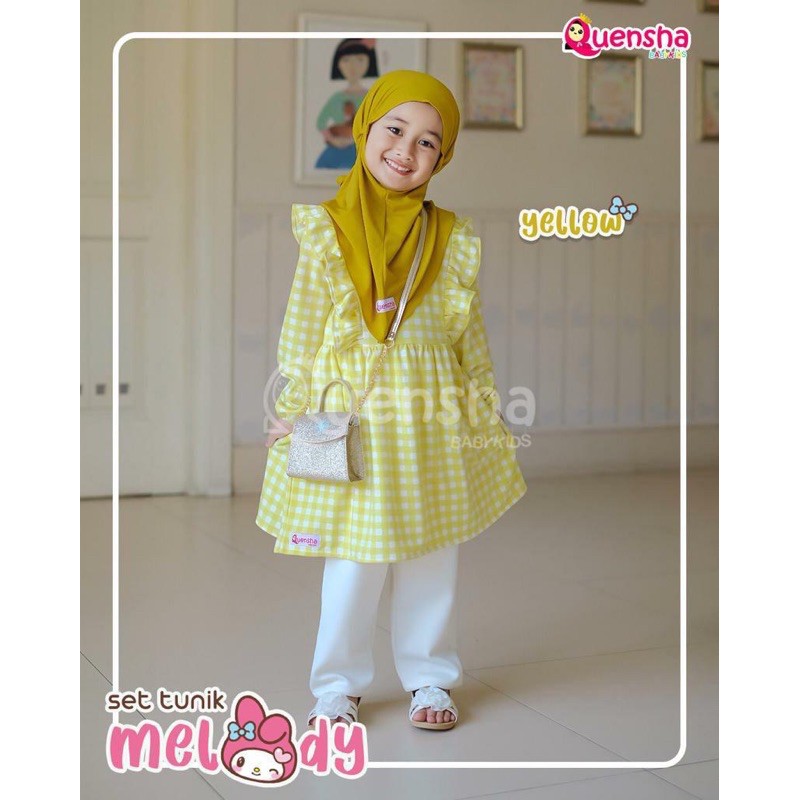 set tunik melody by Quensha / tunik anak couple adik kakak