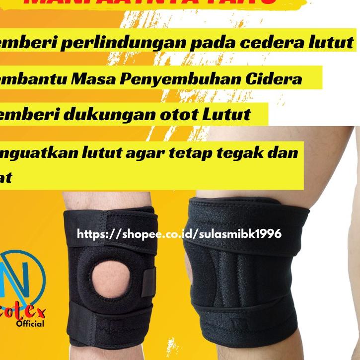 L-19 Deker Pelindung Lutut Dekker Penyangga Pengaman kaki Olah Raga Decker Penyanggah Lutut Voli Rad