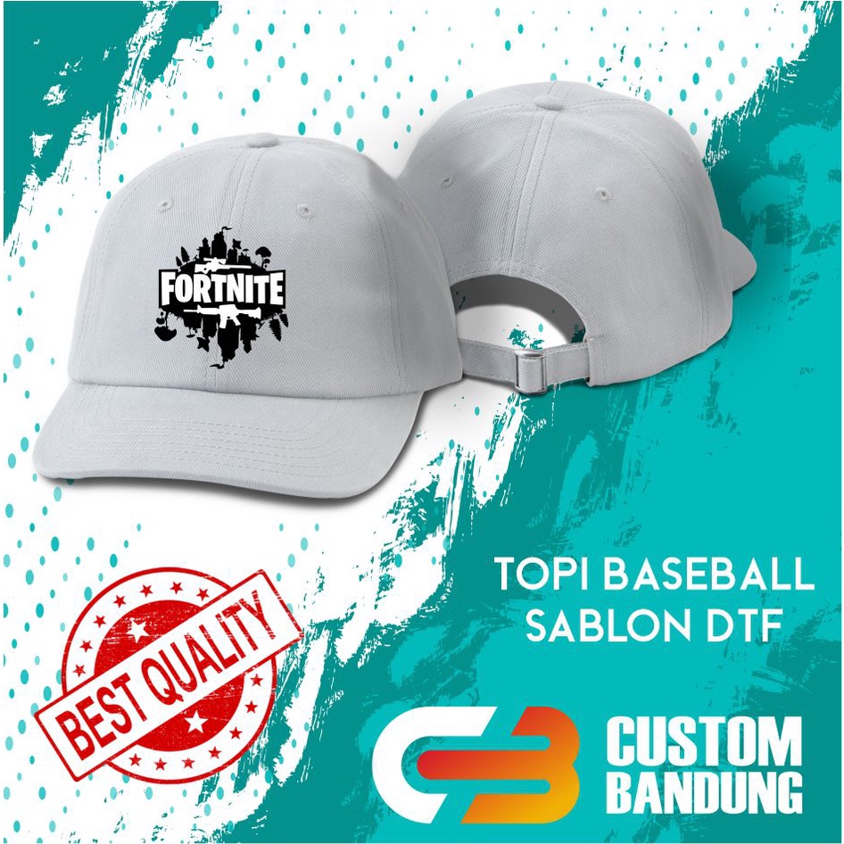 Topi Baseball FORTNINE 4  Pria Wanita Topi Cap Bisa Tulis Nama Bisa COD Original High Premium Quality