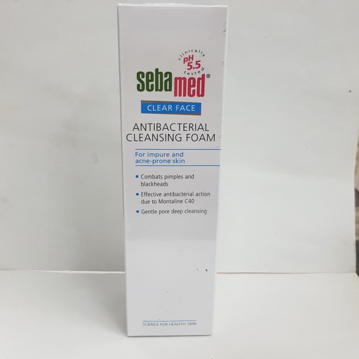 SEBAMED CLEAR FACE ANTI BACTERIAL CLEANSING FOAM 150ML