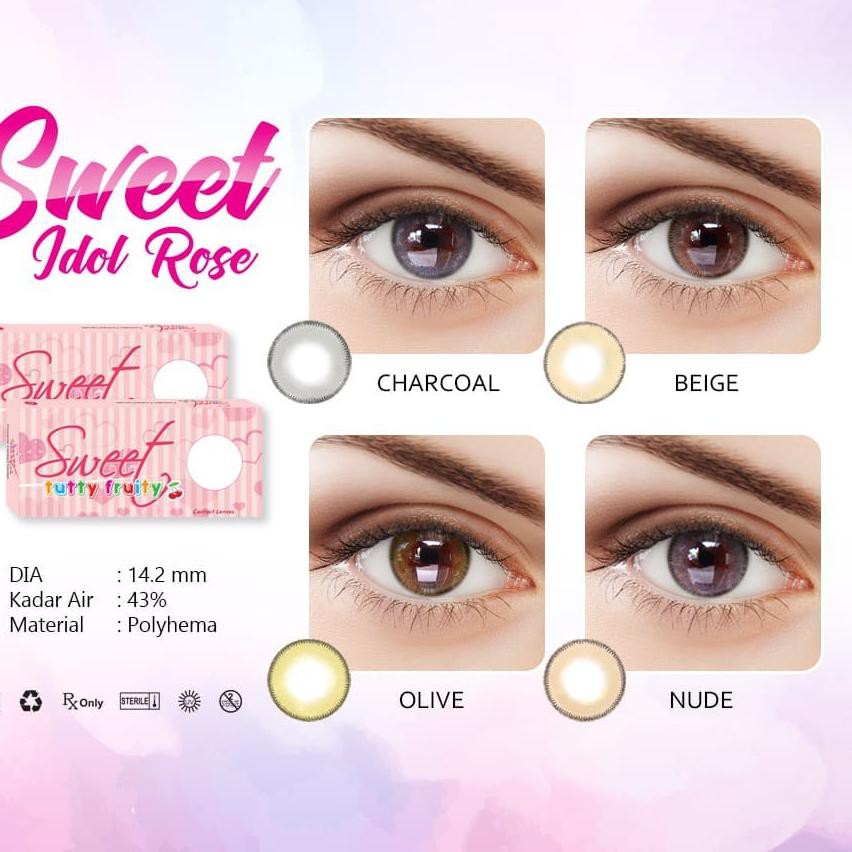 

5.5 SALE SOFTLENS IDOL ROZE BY SWEET 14,5 MM BEST SELLER