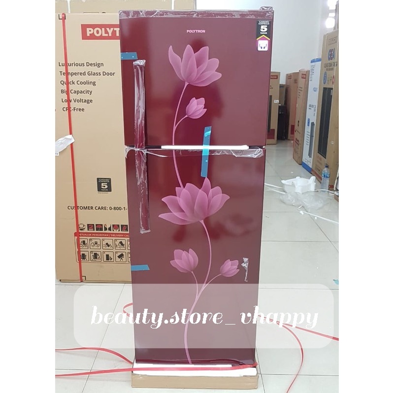 Kulkas 2 Pintu Polytron PRB 219 Garansi Resmi Khusus Jawabarat Jabodetabek (Kota bandung dan Cimahi Bisa COD)