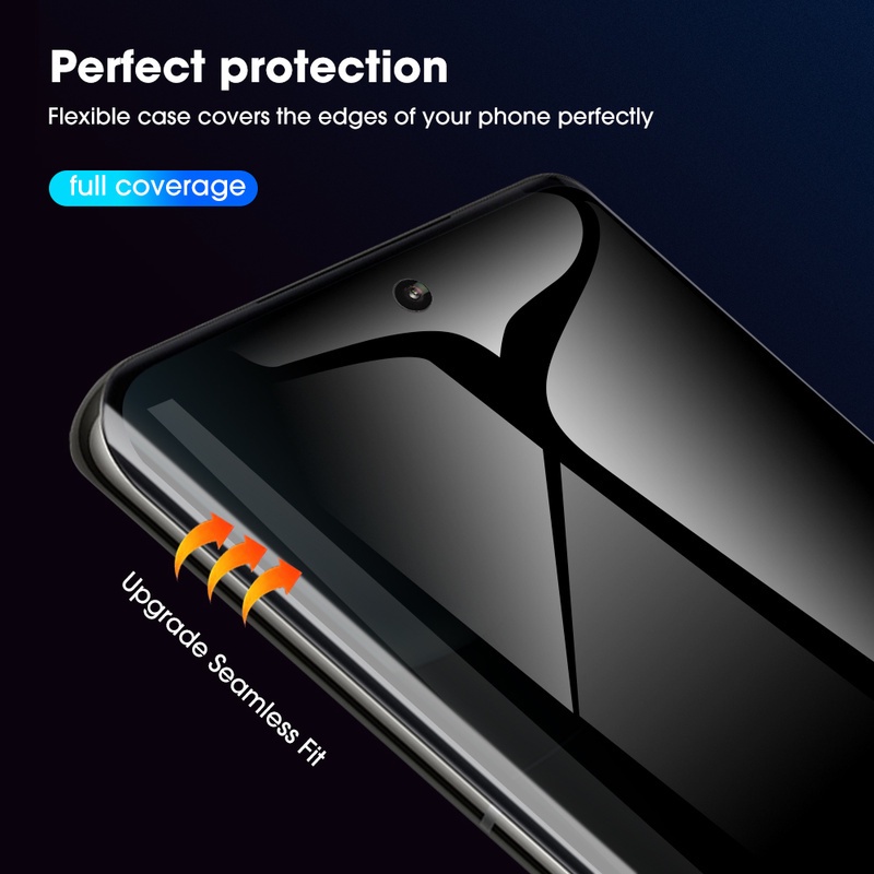 Pelindung Layar Full Cover Ultra Tipis Anti Spy HD 45° Film Hydrogel Privasi Untuk Xiaomi 12 / 12X / 12 Pro