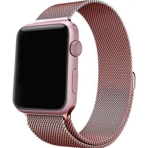 View Rose Gold Apple Watch Series 3 Bands Background