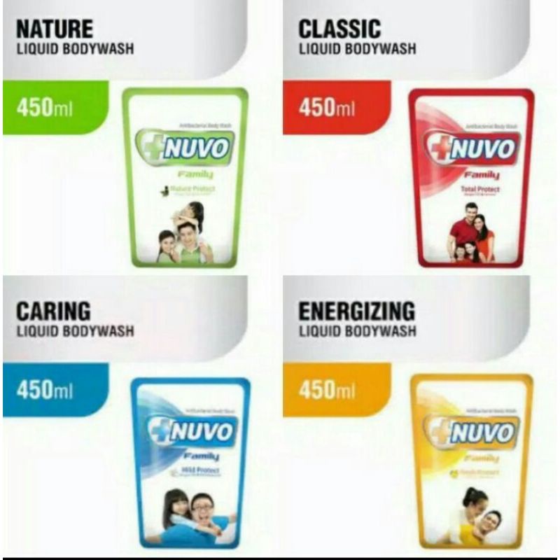 NUVO SABUN MANDI CAIR 450ML