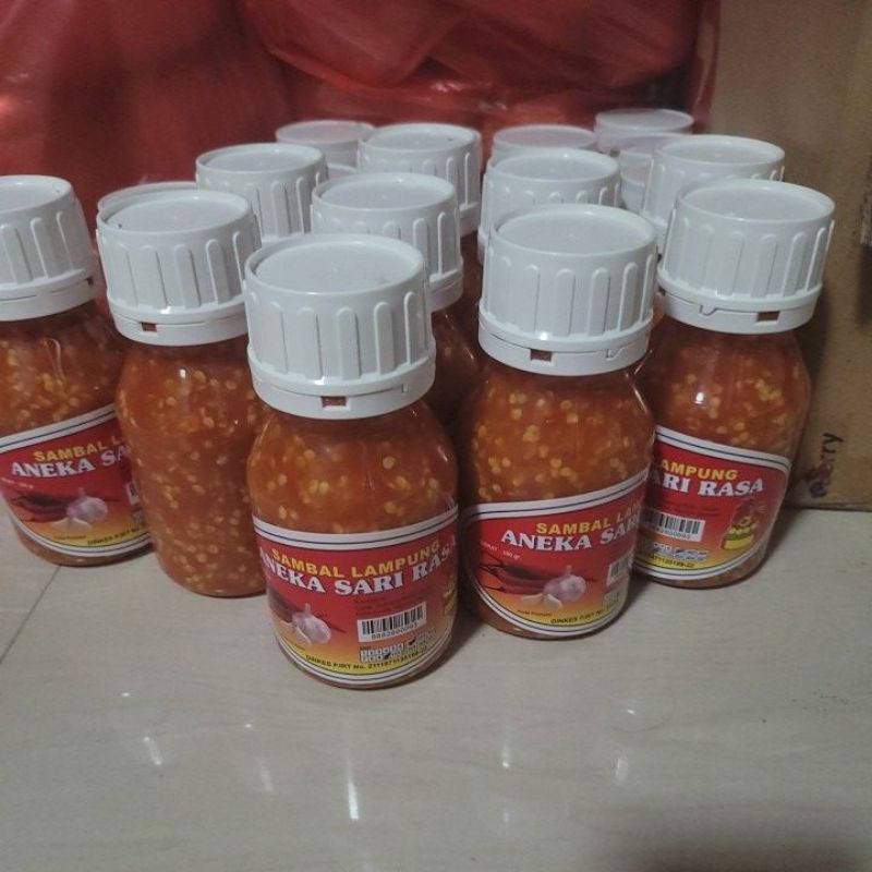 SAMBAL LAMPUNG ANEKA SARI RASA BAWANG CABE CABAI BAWANG PUTIH GARAM GULA CUKA TANPA MINYAK COCOK BUAT DIET SEHAT NO LEMAK