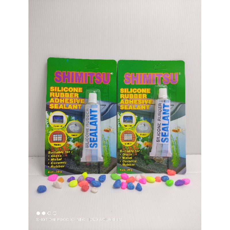 LEM AQUARIUM SILICONE RUBBER ADHESIVE SEALANT KECIL
