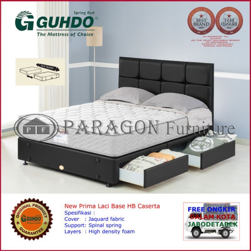 Divan Laci HS 200x200 HB Caserta (TANPA KASUR) - Guhdo spring bed