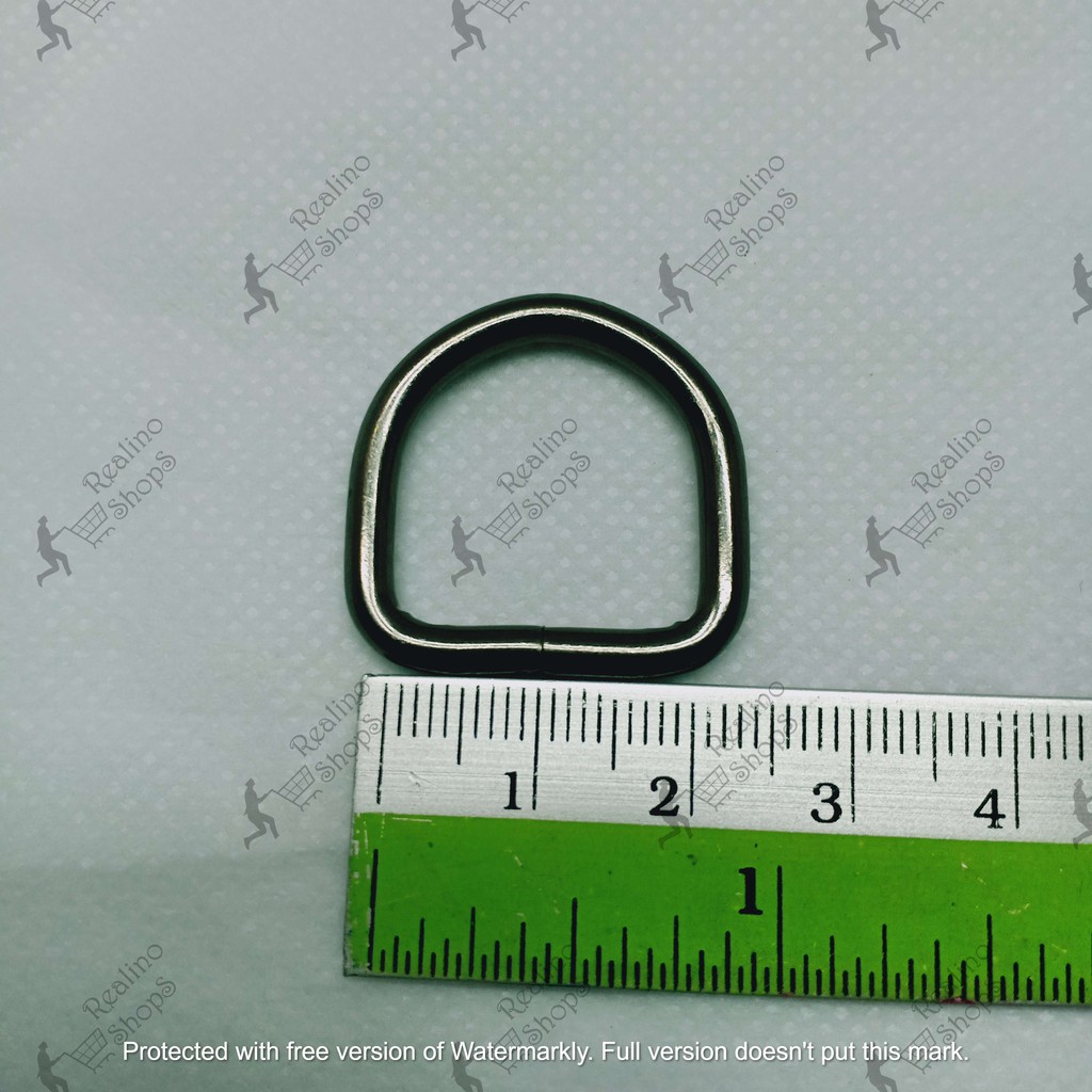 RING D TINGGI - 2CM BLACK NEKEL (KUALITAS B)