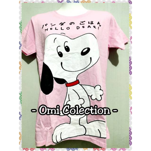 Kaos Karakter Snoopy