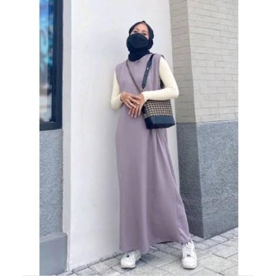 LONG DRESS INNER / SPAN DRESS RAJUT PREMIUM / MAXI DRESS WANITA  / INNER DRESS RAJUT / PAKAIAN RAJUT PANJANG / INNER KNIT DRESS