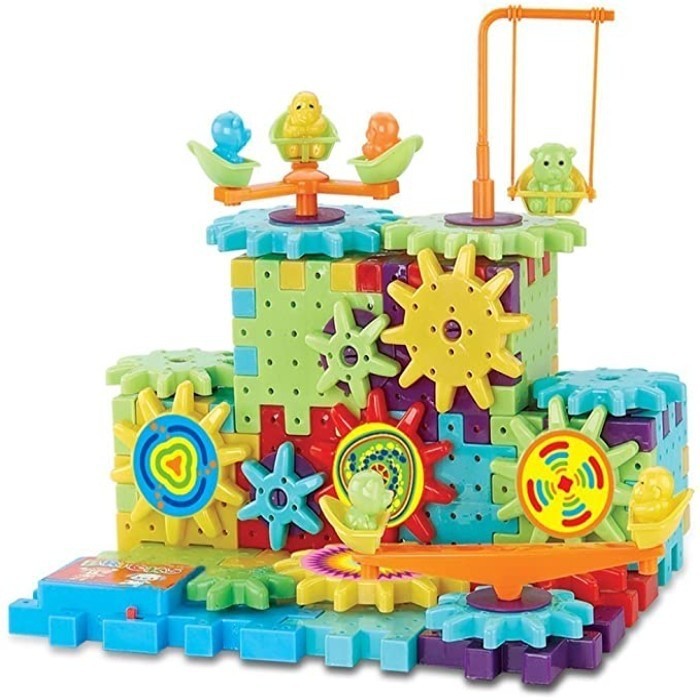 funny gear bricks / Brick Whells Mainan Edukasi Anak otak pintar