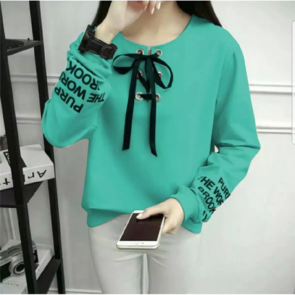 [Neysila RO]Sweater wanita babytery varian warna