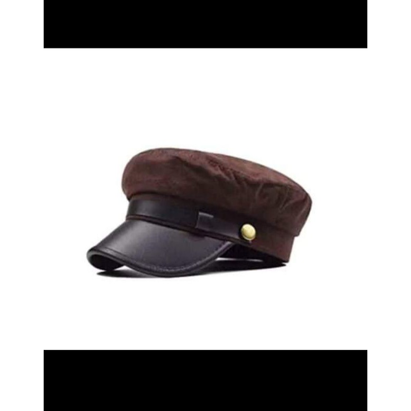 topi komando asli kulit domba