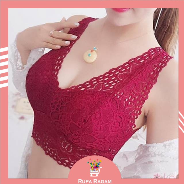 Big size BRA KEMBEM BRUKAT SANDME IMPORT - BRA KEMBEN BRUKAT JUMBO size 32 sd 38 ADA BUSA AJS