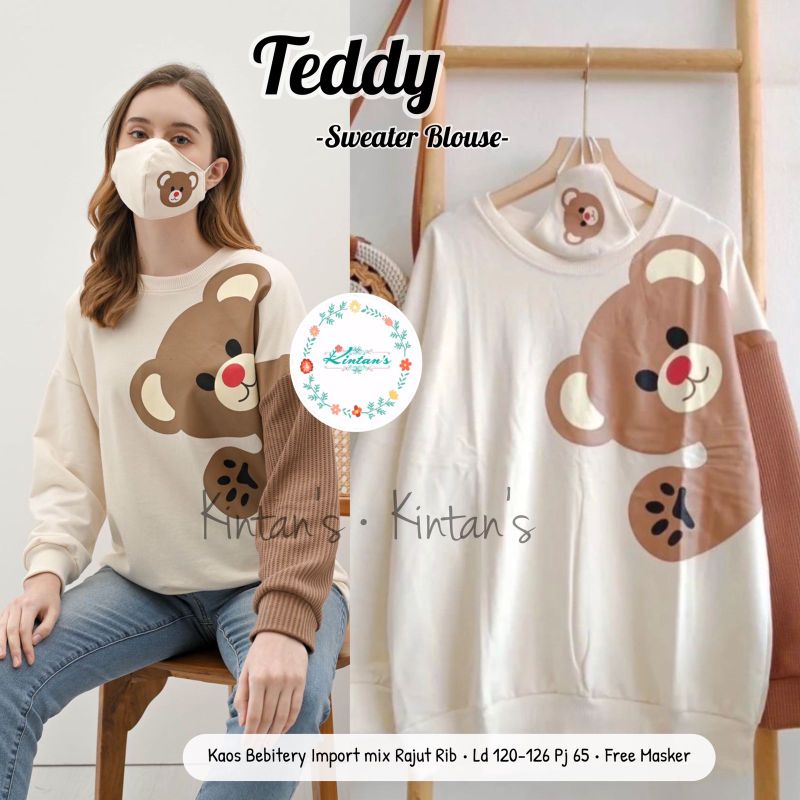 Teddy Sweater Blouse by Kintan's