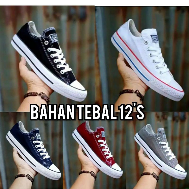 sepatu kasual converse hi low size 36-43 Sepatu Olahraga sekolah