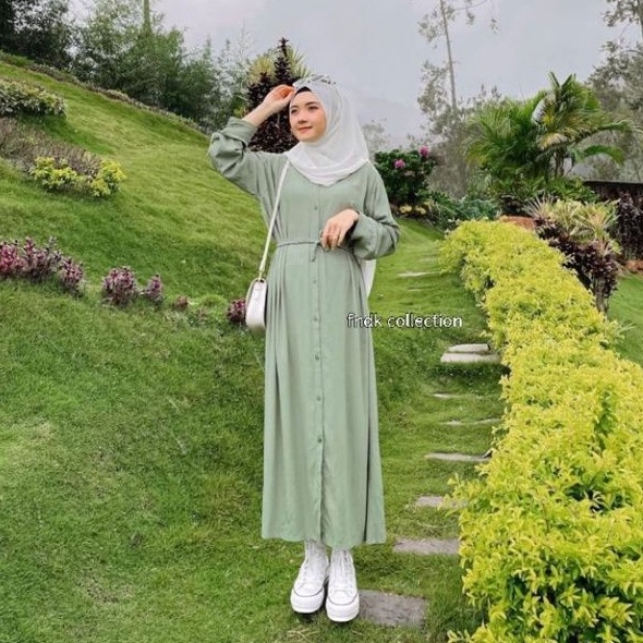 MIDI SEO DRESS RAYON BUSUI FRIENDLY LD 110 /MASITA MIDI CRINGKLE /GAMIS CRINGCLE