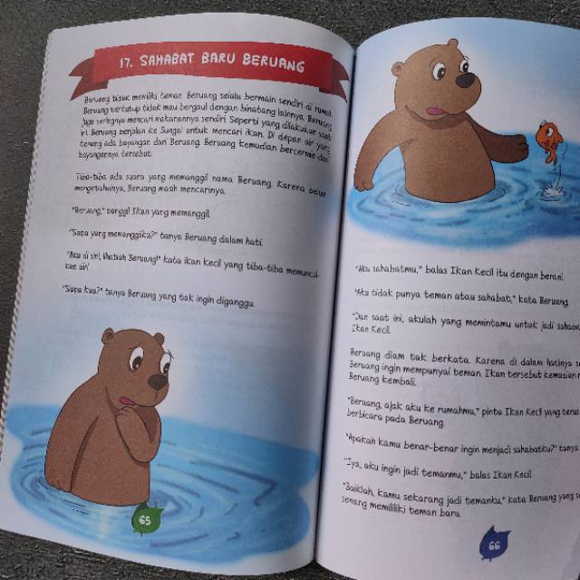 Buku Anak Dongeng Fabel Karakter Anak: Persahabatan Binatang-4