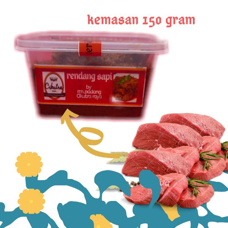 

rendang daging sapi empuk rasa khas minang