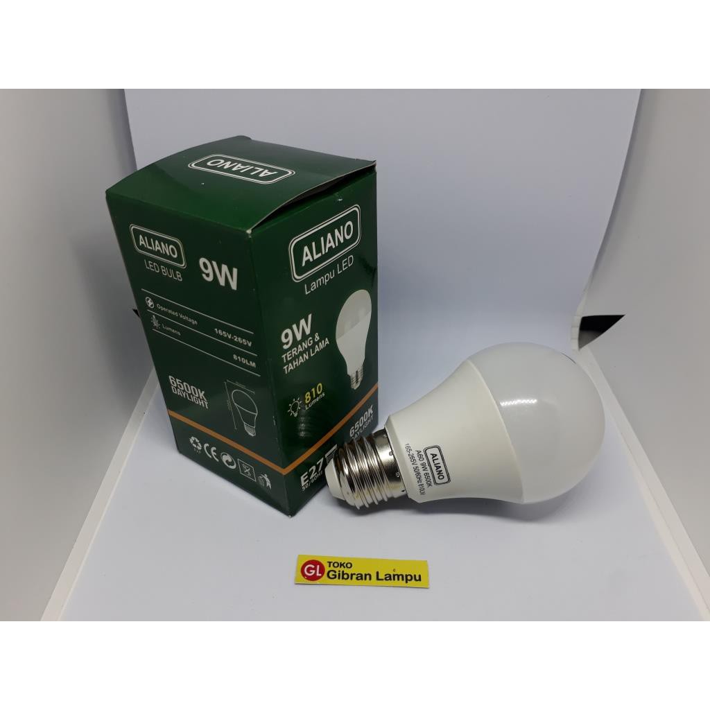 Lampu LED Aliano 9w - Bohlam LED Bulb 9 Watt - Lampu LED Murah Bagus