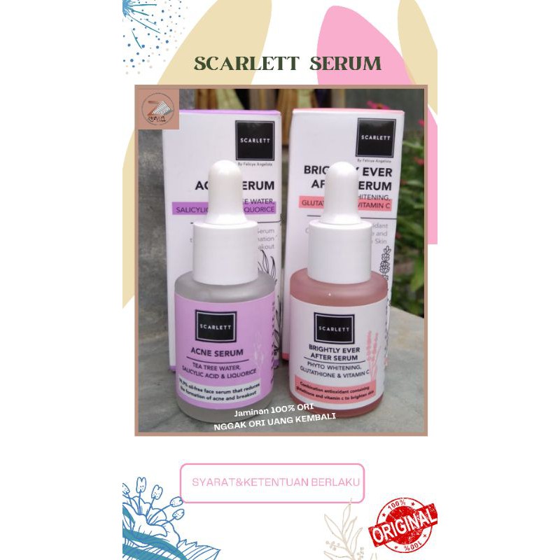 Scarlett Serum 100% ORI