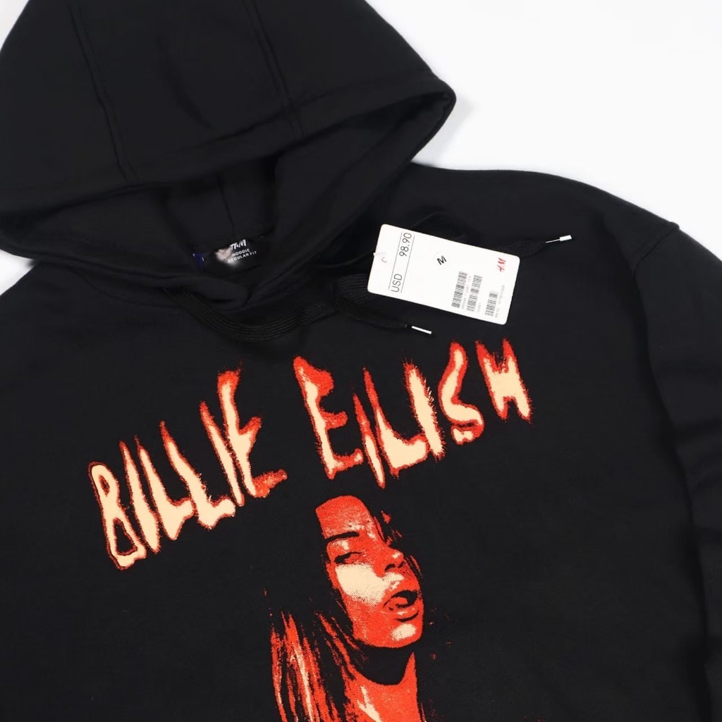 JAKET SWEATER HOODIE BILLIE EILISH FULL PICTURE SIMPLE UNISEX GOOD QUALITY