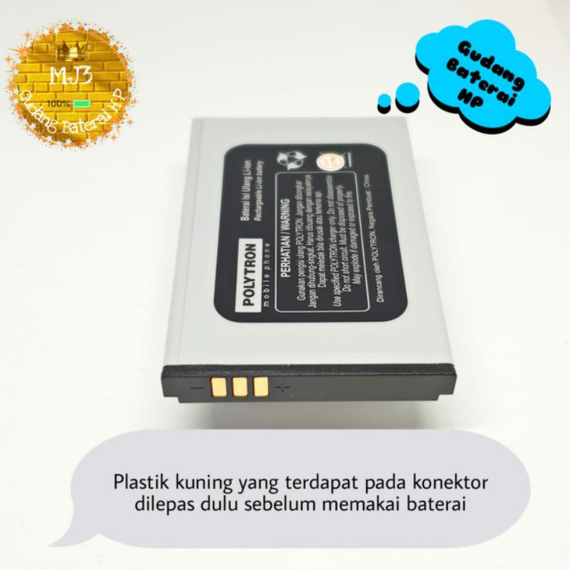 Baterai battery batre bat POLYTRON PL-6R4 PL 6R4 PL6R4