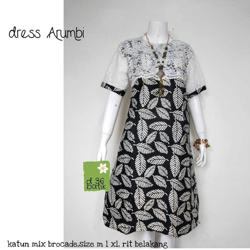 Dress Arimbi Batik Brokat Batik Midi Dress Brukat Pastel Midi Brokat Bruklat Sarimbit Cantik Pesta