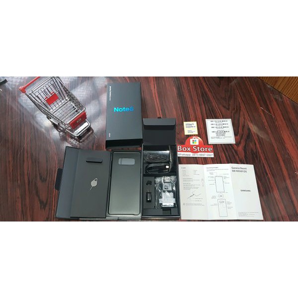 

DUS BOX SAMSUNG NOTE 8 FULLKITS KARTU GARANSI
