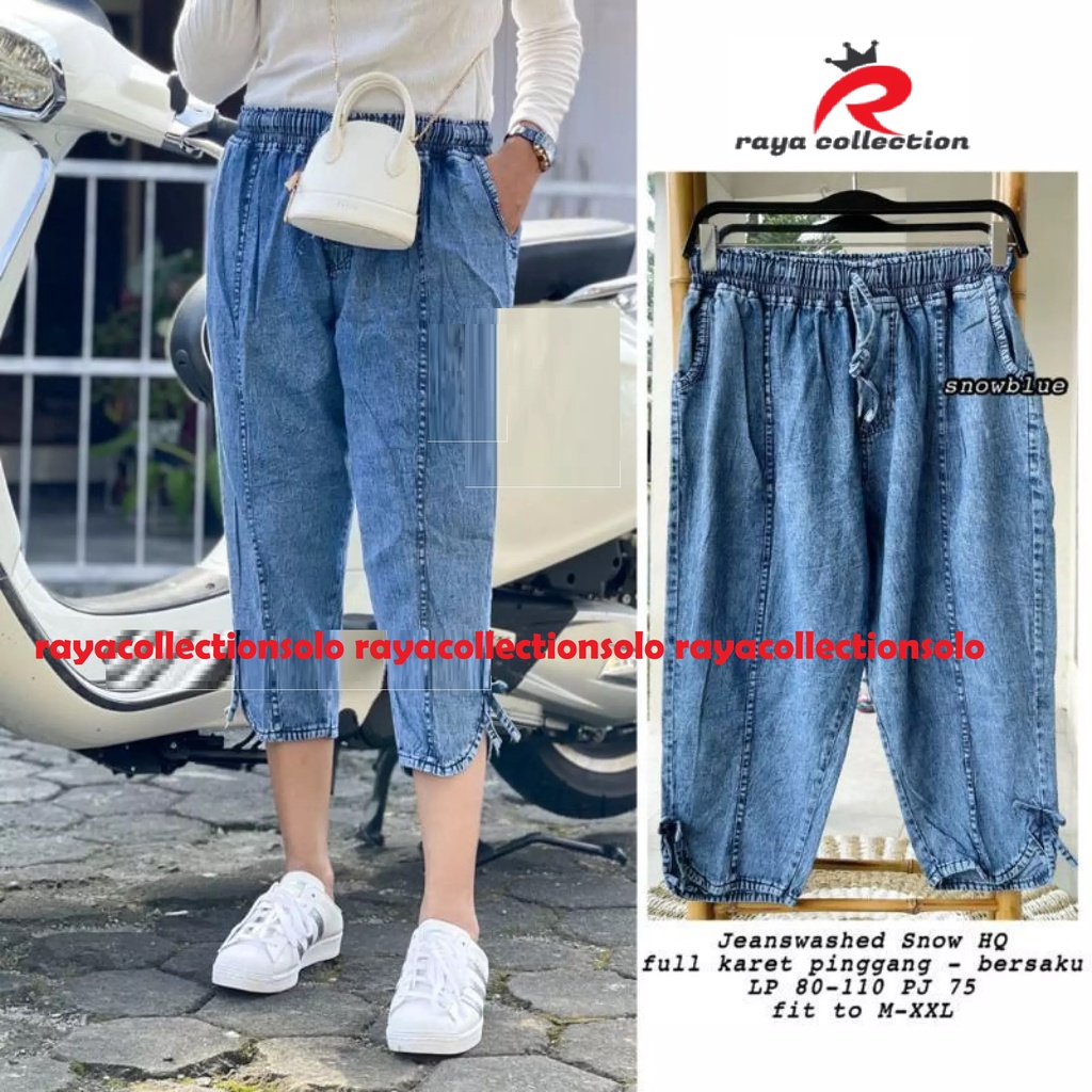 GEMINI PANTS 827 CELANA 7/8 / CELANA WANITA JEANS JUMBO