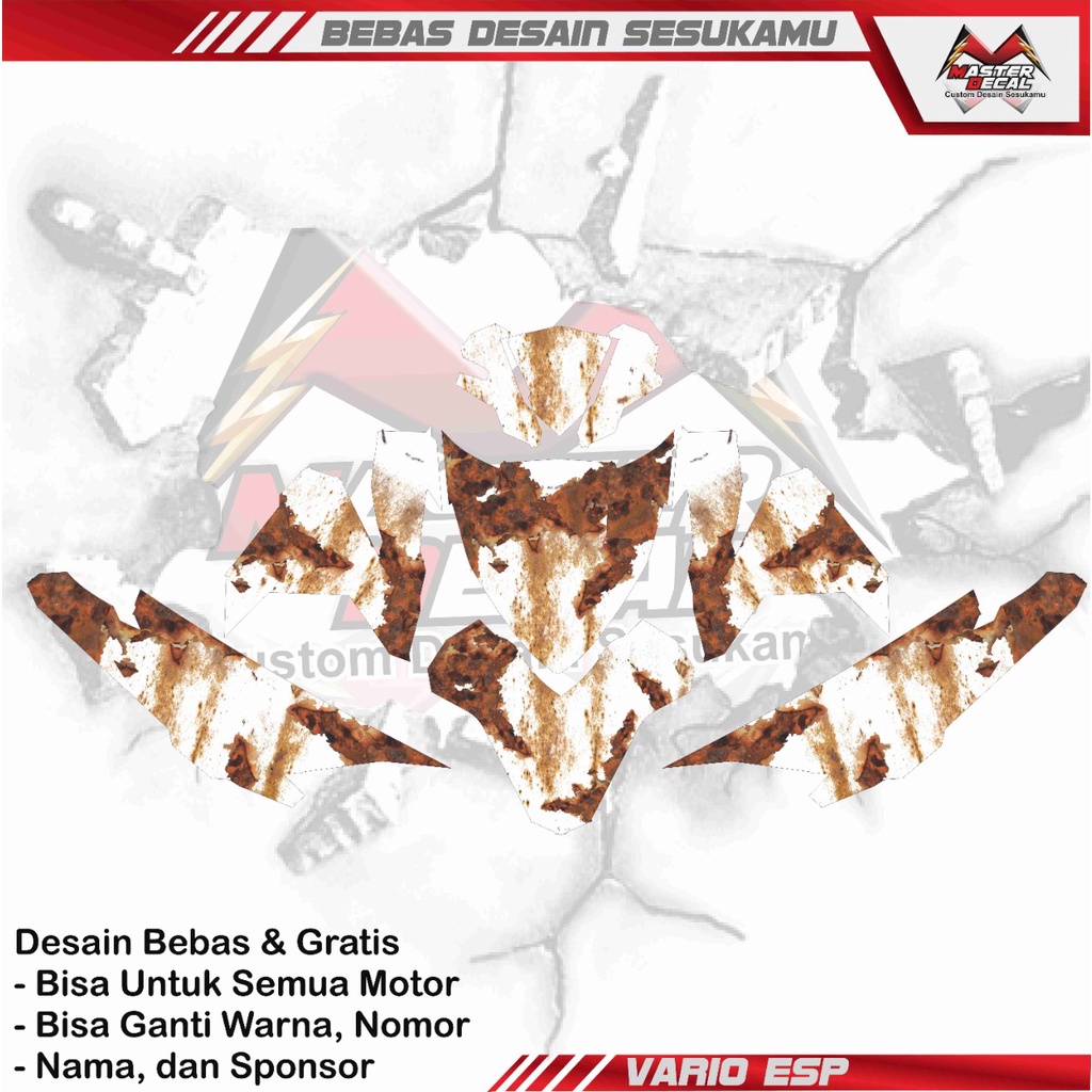 Stiker Decal Motor Vario 125-150 ESP Karat