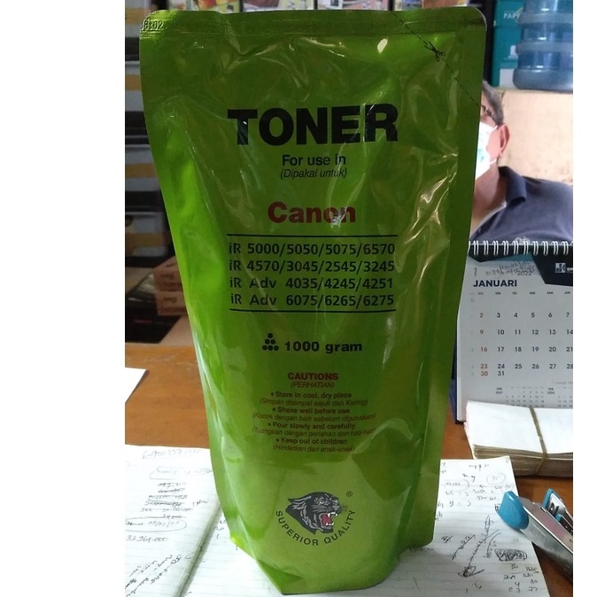 Canon Black Panther Toner Bubuk