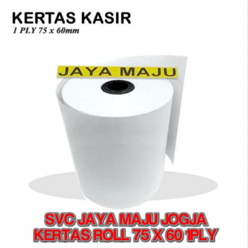 

75 X 60 - HVS 1 PLY PUTIH // NCR 2 PLY PUTIH PINK - KERTAS PAPER ROLL || PRINTER DOT MATRIX - STRUK KASIR KARCIS PARKIR || 75X60 75x60 - EPSON TMU TM U210 U220A U220 A U220B U220 B U220D U220 D - ENIBIT EPPOS MINIPOS STAR XPRINTER