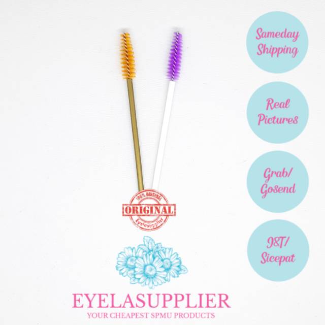 mascara wand sisir bulu mata disposal kuas brush maskara