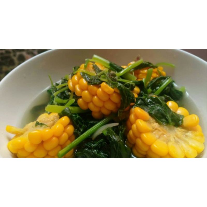 

Sayur Bayam dan Jagung 3-4 porsi