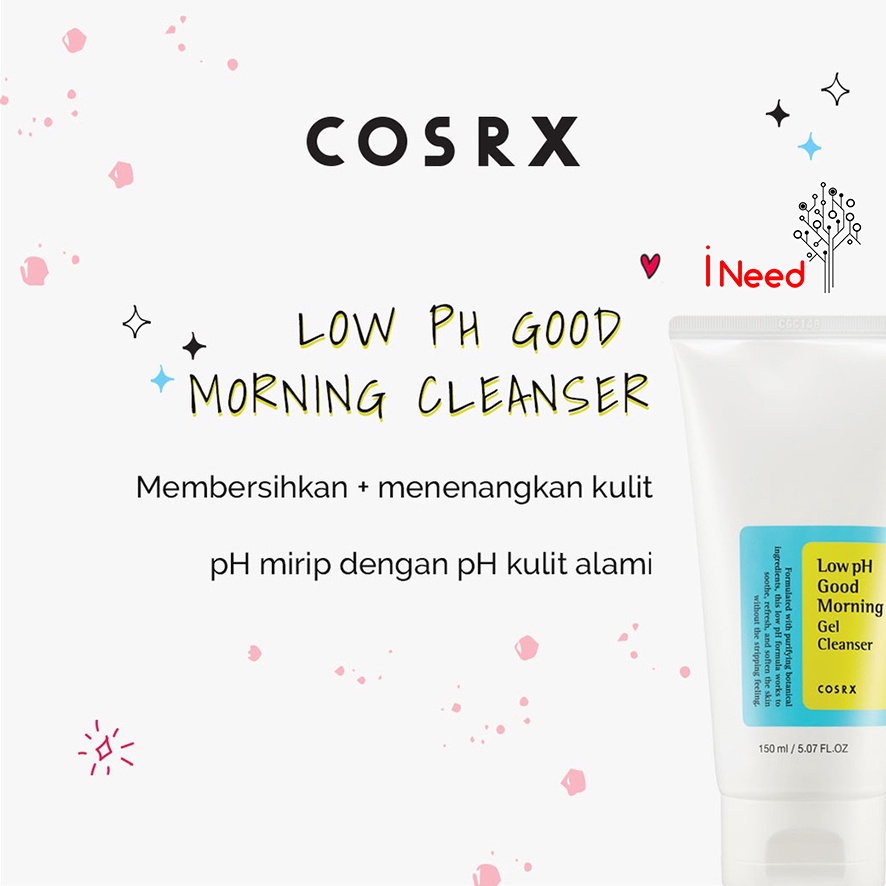 (INEED) COSRX Low pH Good Morning Gel Cleanser