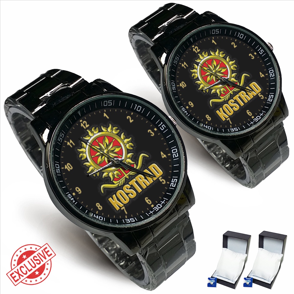 Jam Tangan Rantai Couple TNI KOSTRAD - 2 (Limited Edition)