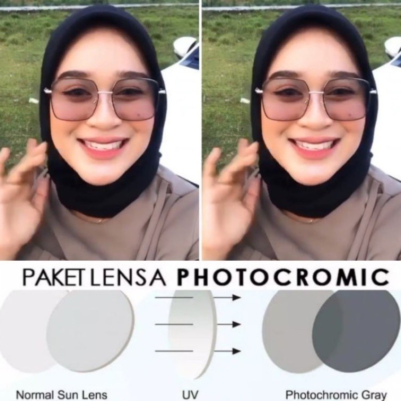 PROMO COD - KACAMATA FASHION PHOTOCROMIC 8960 9691 KACAMATA ANTI RADIASI UV KACA MATA PRIA WANITA
