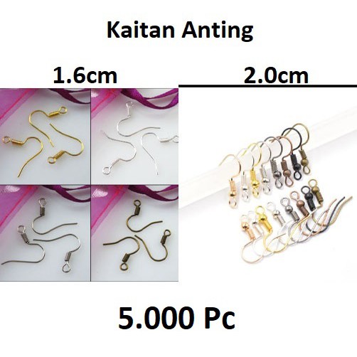 Kait Anting/Cantolan Anting Bahan Besi Harga/5000pc