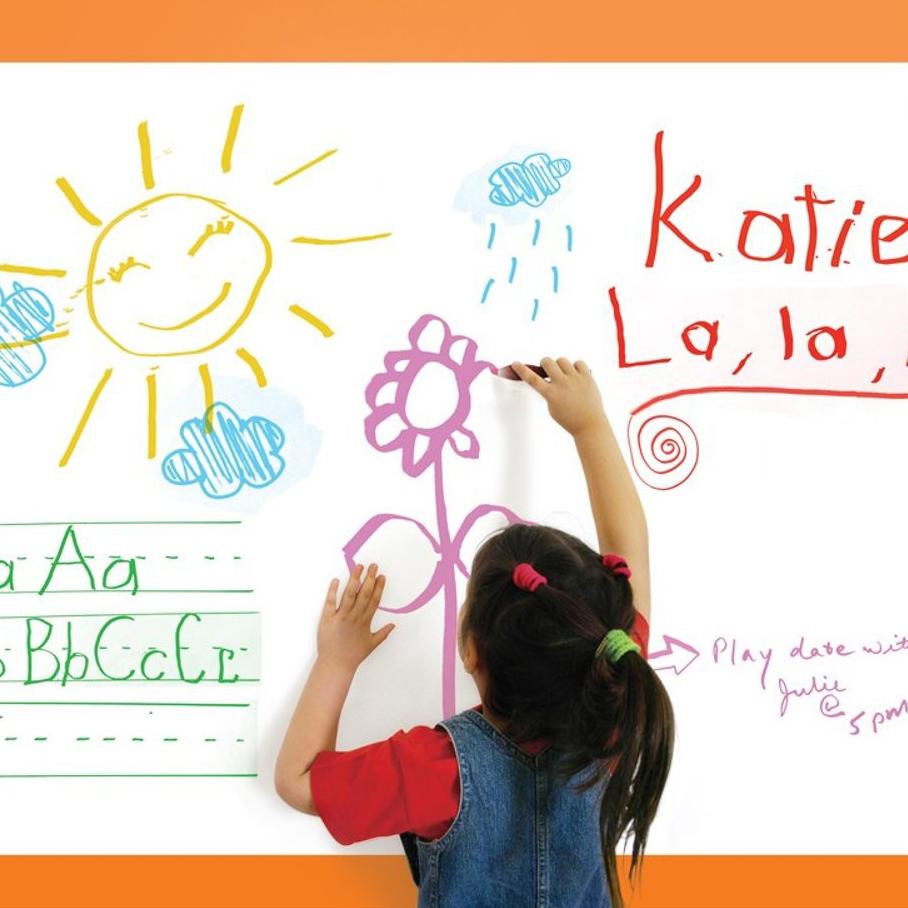 

[PRODUK QR77S] Stiker Papan Tulis 60x200cm / Wallsticker Blackboard Whiteboard Yelo 9D0