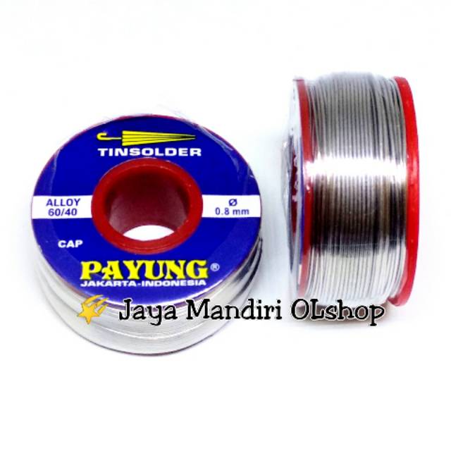 Timah Solder Payung 0,8mm ( Diameter 0,8mm ) 250 gram