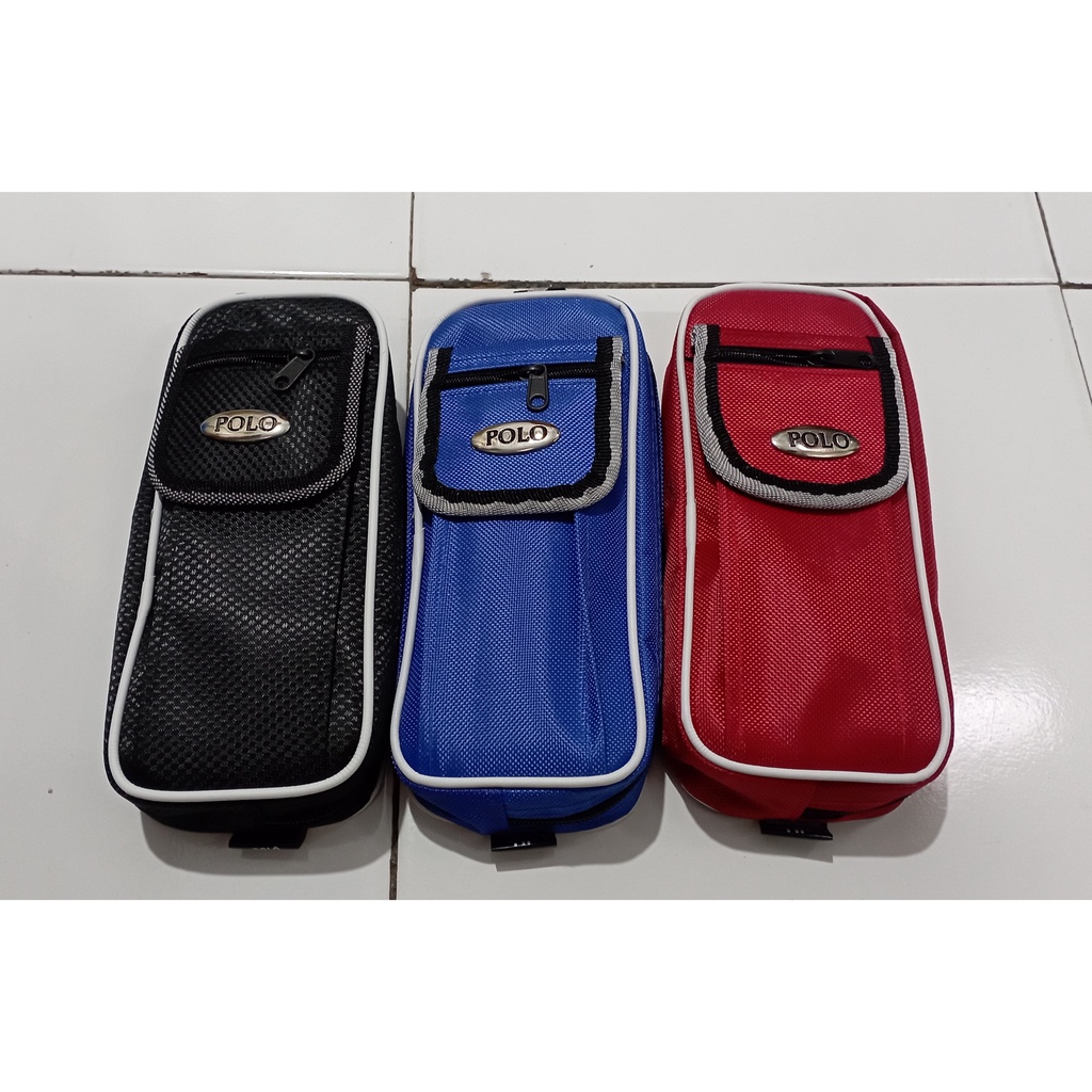 

Tepak Pensil Kain Polo JU505 Kantong Model Unisex