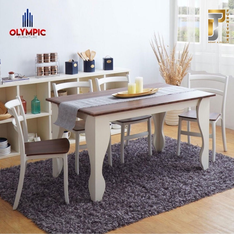 Meja Makan Minimalis - Meja Makan 4 Kursi - DTM Winston - Olympic