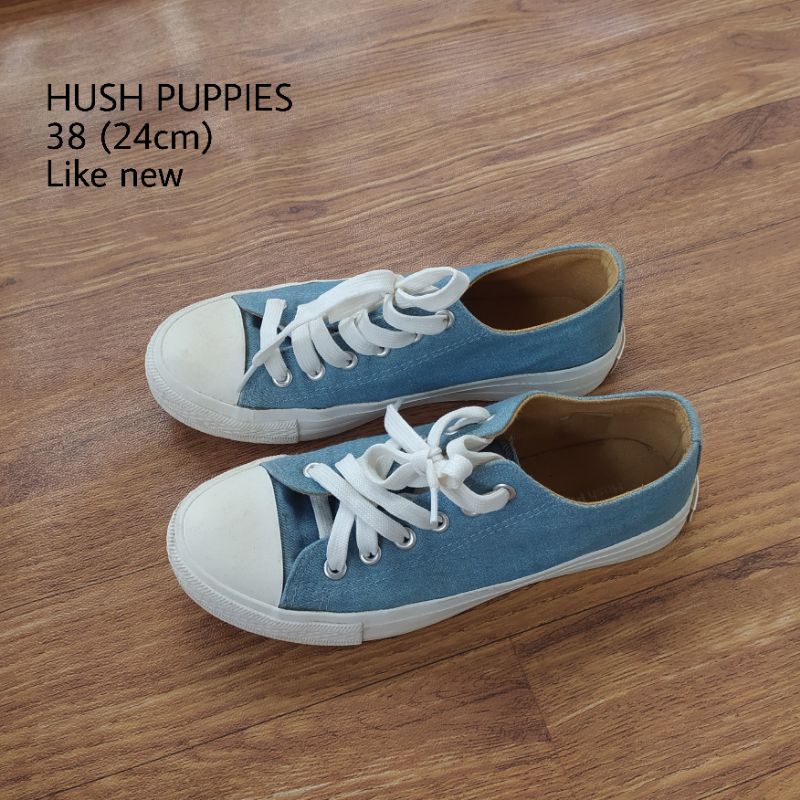 Hush Puppies sneakers high top second sepatu kets wanita preloved bekas