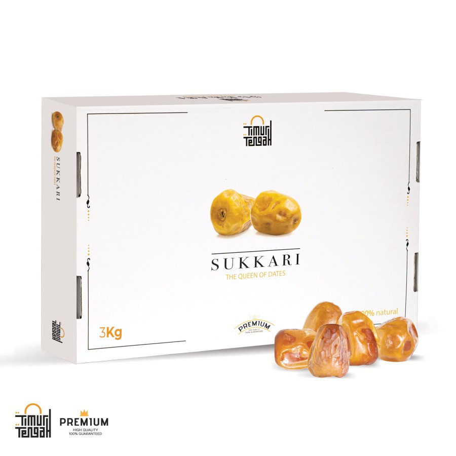 

Kurma Sukari Premium Timur Tengah Kurma Sukkari Original High Quality - 1kg
