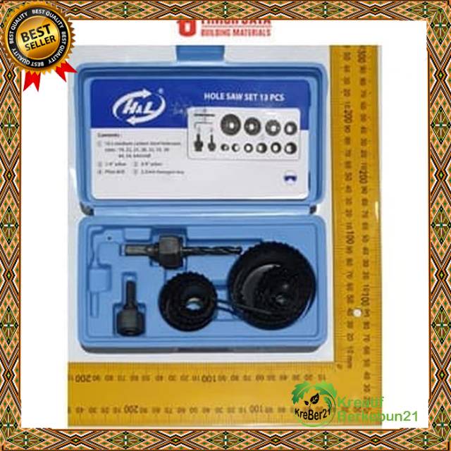 Mata bor Holesaw lingkaran hole sow bor kayu / pipa lubang Hidroponik BKK106