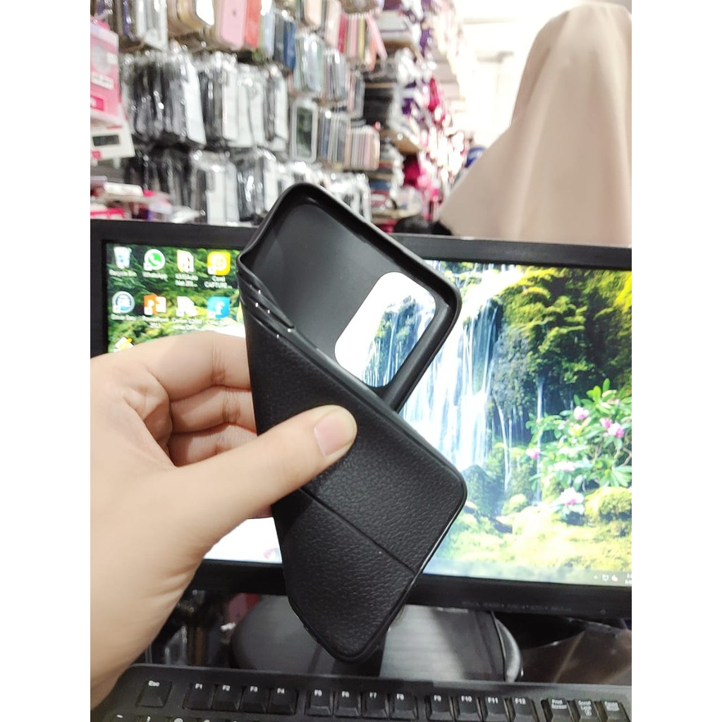 AutoFokus Oppo Reno5 Reno 5 5G 6.43 inchi Leather Soft Case AUTOFOCUS Motif Kulit Jeruk